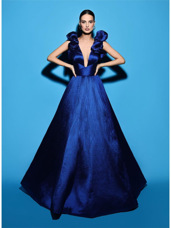 Tarik Ediz Caprice Royal Blue