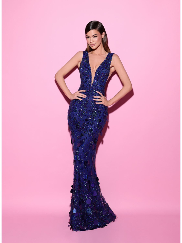 Tarik Ediz Aline Royal Blue